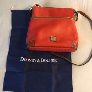 Dooney & Bourke beaded leather shoulder bag